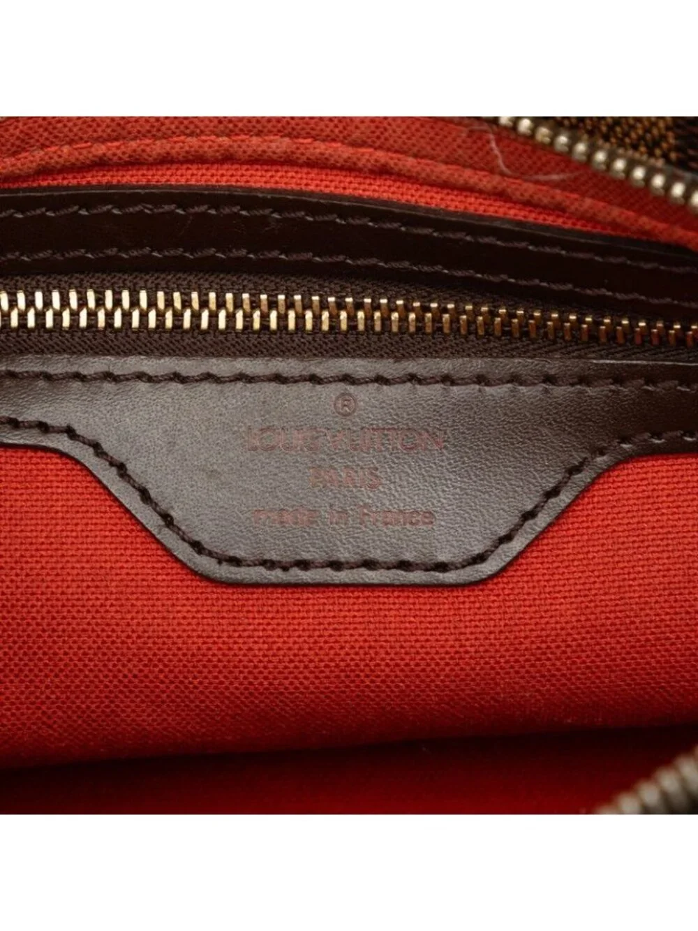 Louis Vuitton Damier Trotteur Crossbody Shoulder Bag Brown Leather